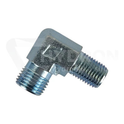 Przyłączka kolankowa 90° 3/8 NPT M18X1,5 12 stal nierdzewna