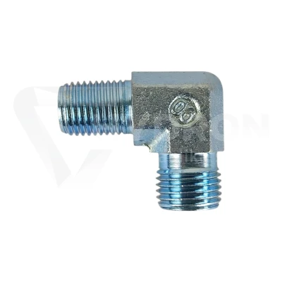 Przyłączka kolankowa 90° 3/8 NPT M18X1,5 12 stal nierdzewna