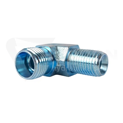 Przyłączka kolankowa 90° 3/8 NPT M18X1,5 12 stal nierdzewna