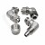 Złączka skręcana kątowa GZ1/2 na wąż 12/8 mm metal