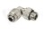 Złączka skręcana kątowa GZ1/2 na wąż 8/5 mm metal
