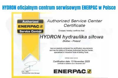 HYDRON oficjalnym centrum serwisowym ENERPAC w Polsce.jpg