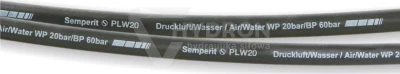 Wąż do powietrza i wody DN25 2MPa (20bar) PLW 1" rolka 50mb