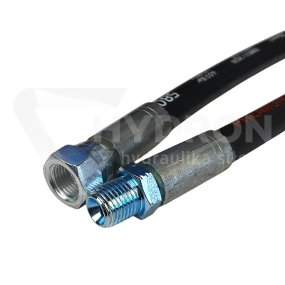 Przewód ciśnieniowy smarownicy 1/4"BSP-1/4"NPT 4M