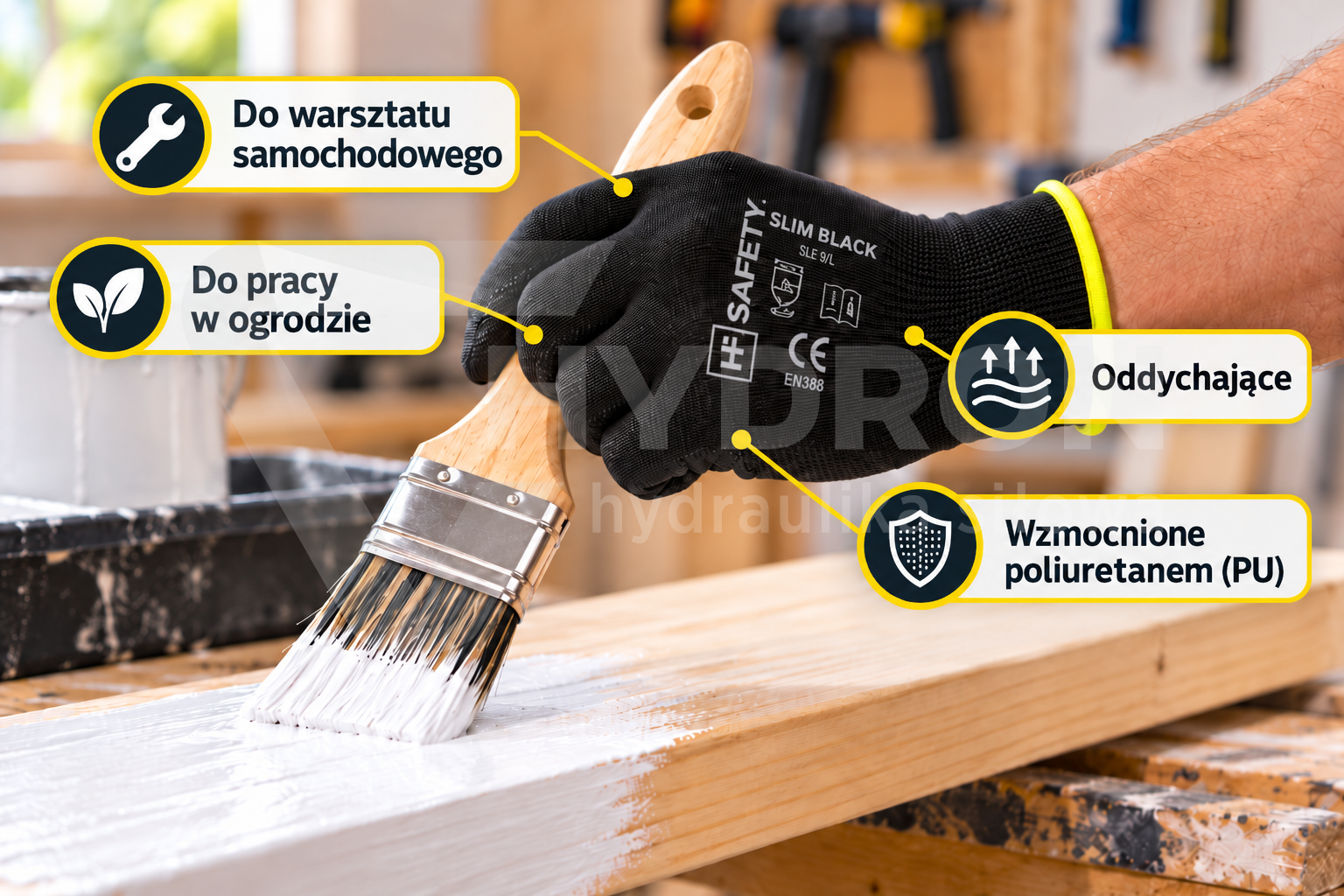 Rękawica ochronna przy malowaniu drewna.png
