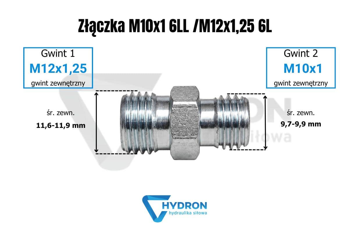 Złączka M10x1 6LL -M12x1-25 6L
