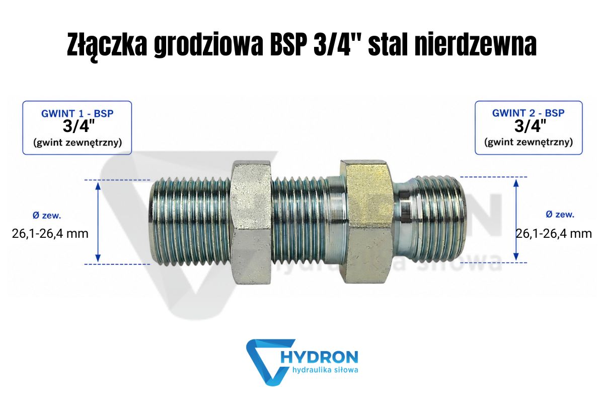 Złączka grodziowa BSP-3-4