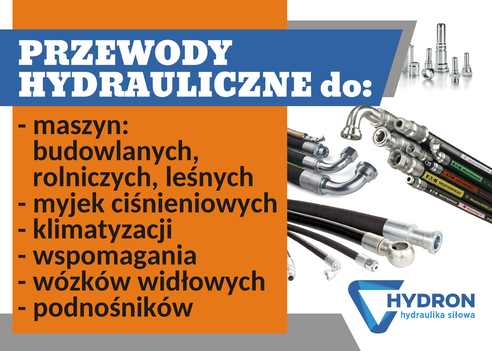 Przewody hydrauliczne do maszyn