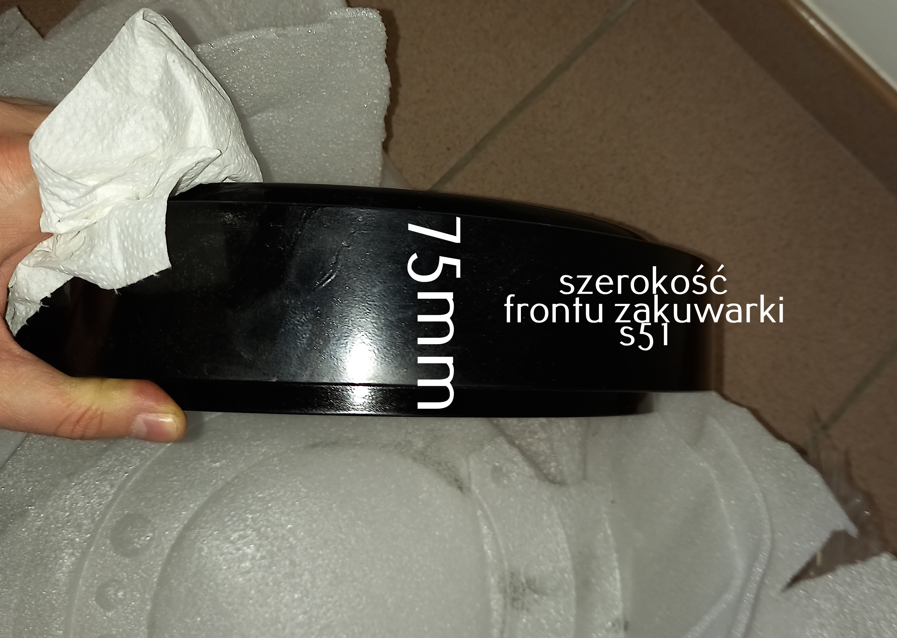 frontowy talerz głowicy zakuwarki