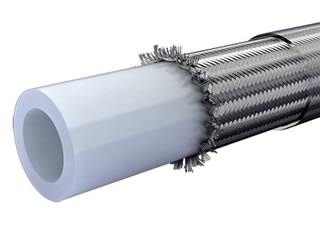 Węże teflonowe PTFE - w oplocie ze stali nierdzewnej