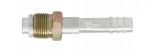 Straight male air conditioning fitting with external thread