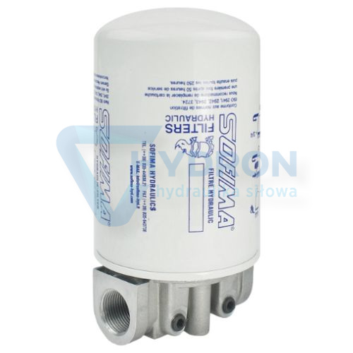 Filtr-hydrauliczny-liniowy-ssawny-AMF-151 MN 1AB406-Sofima-hydron