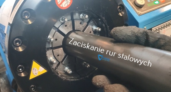 zaciskanie rur stalowych - maszyna do zaciskania rur