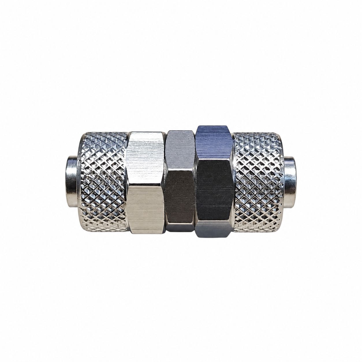 Łącznik prosty skręcany metalowy 10x6,5