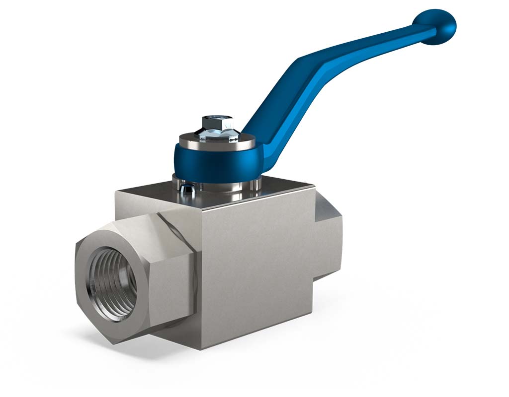 Zawór kulowy dwudrożny BKH DN13 1/2" NPT 500 bar