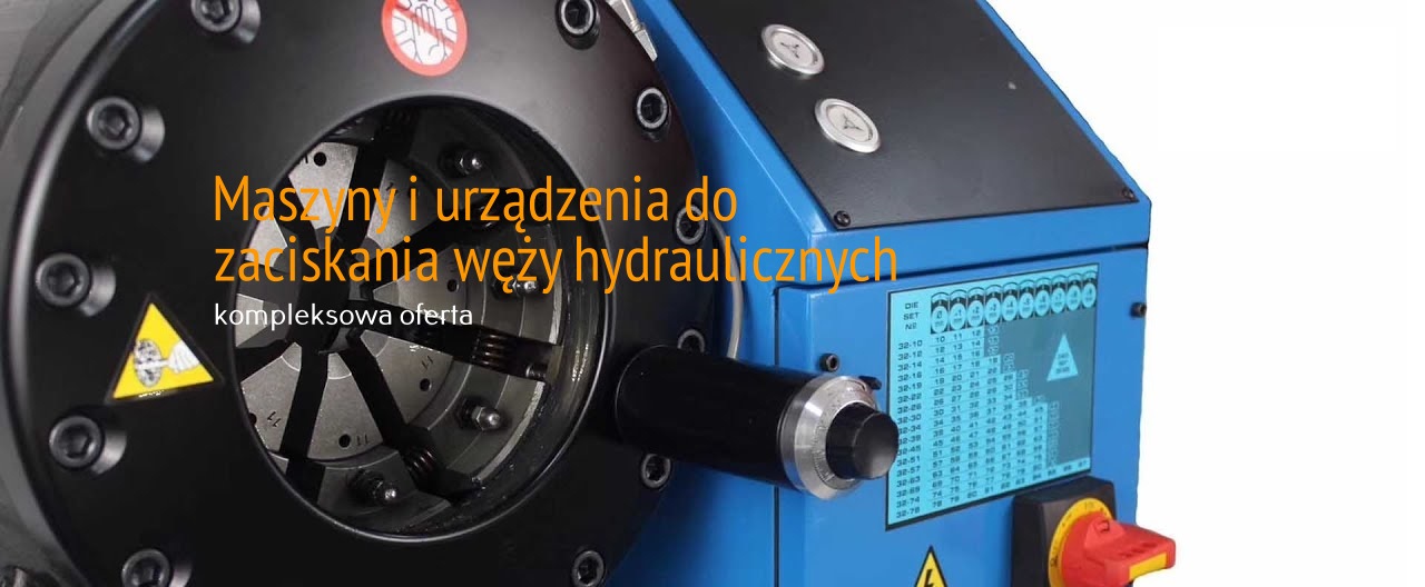 Maszyny i urządzenia do zaciskania węży hydraulicznych