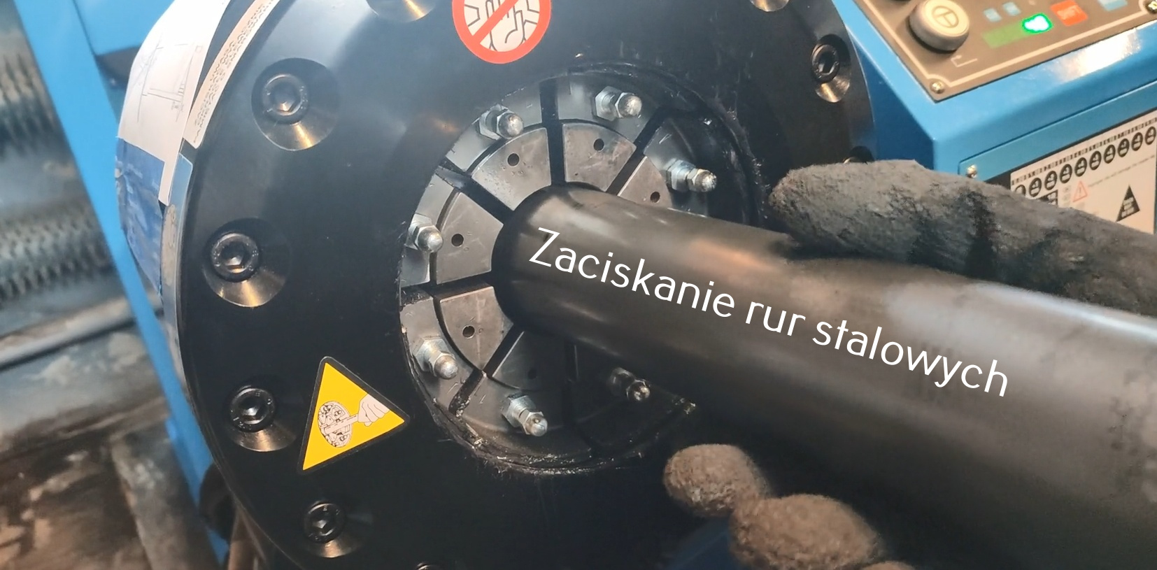 Zaciskanie rur stalowych